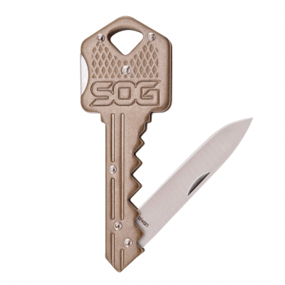 Складной нож-брелок SOG Key Knife Brass KEY102 Новинка!