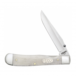 Нож перочинный Smooth Natural Bone Trapperlock + зажигалка 207 ZIPPO 50596_207