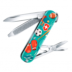 Многофункциональный cкладной нож-брелок Victorinox Sports World 0.6223.L2010