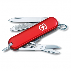 Многофункциональный складной нож-брелок Victorinox Красный 0.6225