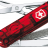Многофункциональный складной нож-брелок Victorinox Красный прозрачный с фонариком 0.6228.T - Многофункциональный складной нож-брелок Victorinox Красный прозрачный с фонариком 0.6228.T